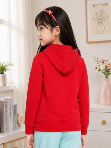Image of ADBUCKS Girl's Cotton Hooded Sweatshirt