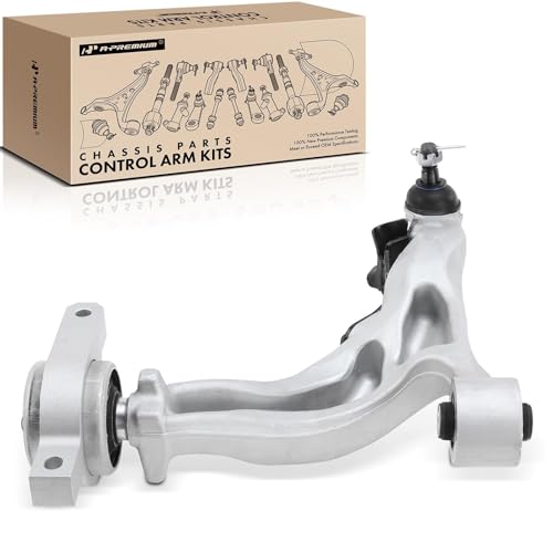 A-Premium Front Right Lower Control Arm, with Ball Joint & Bushing, Compatible with Infiniti Q50 14-23, QX50 14-17, Q60 14-21, G37 08-13, EX35 08-10, EX37 13 & Nissan 370Z 09-20