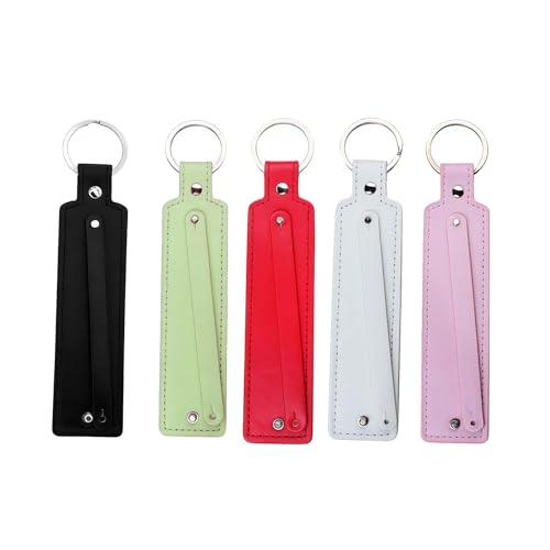 Porte-clés vierges en cuir synthétique pour créer des souvenirs uniques faits main