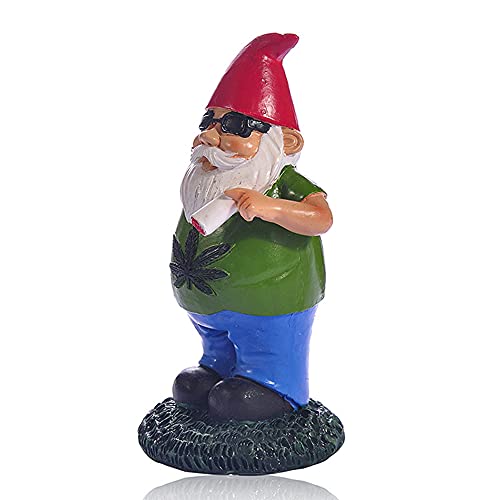 Yooce 420 Leaf Gnome Statue Garden Figurine Sculpture #TOP1
