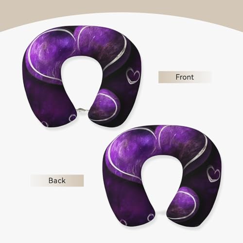 Almohada Viscoelástica de Viaje Negro U miniatura 4