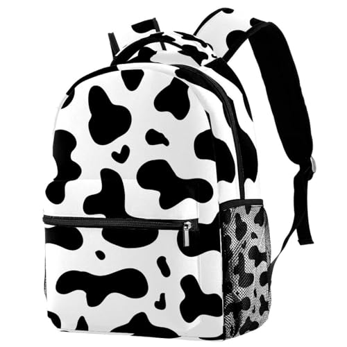 Sac à dos voyage décontracté filles garçons grand format imprimé vache