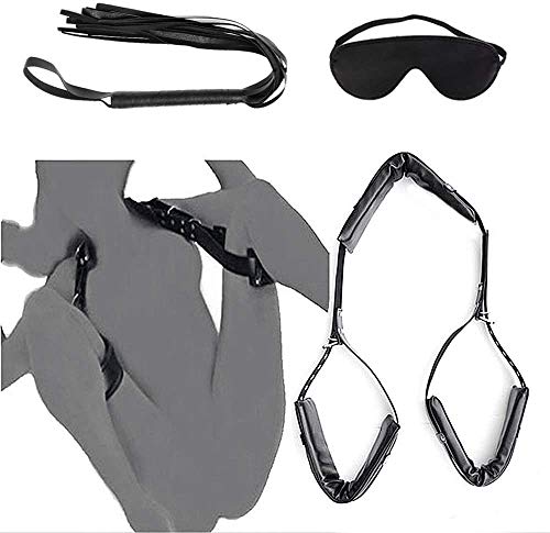 Woman's Bed Tied Stráps Bedroom Cuffs Set