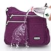 Estwell Bolso Bandolera Mujer Grande Bolso de Hombro Moda Impermeable Nailon Crossbody Bolso con Múltiples Bolsillo Casual Bolsa para Escuela Viaje Trabaja #4