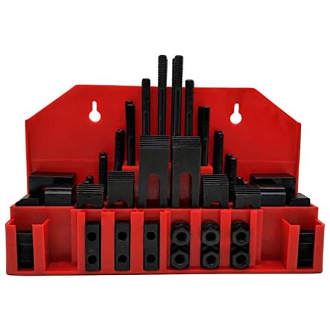 58-teiliges T-Nut-Klemm-Set für Fräsermaschinen, Tischschlitze: 1,27 cm (1/2 Zoll) Cover