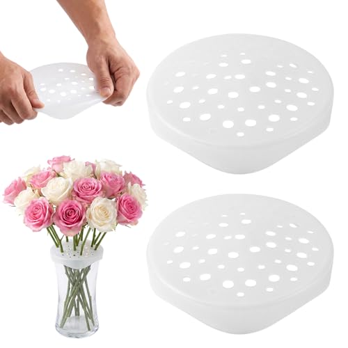 Reusable Silicone Flower Arranging Grid for Vase