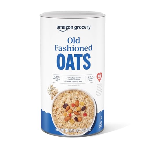 Amazon Brand - Happy Belly Old Fashioned Oats, 1.12 pound (Pack of 1)