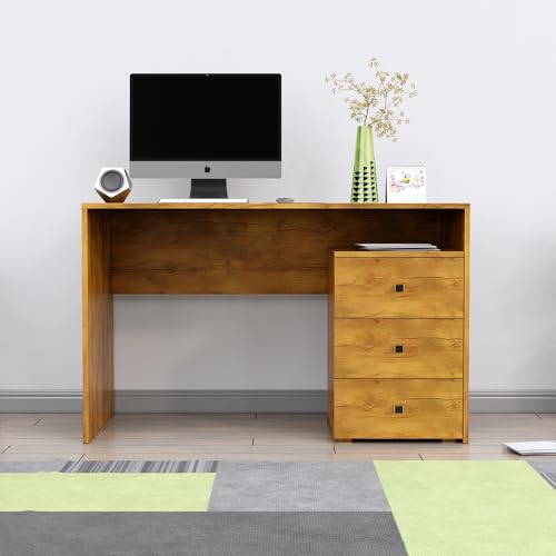 Image of Bniture Wooden Study Table for Home with Bottom Storage | Engineered Wood Study Table with Book Shelf | Multi Purpose Computer Desk for Writing | Laptop Table for Office & Home | Giant Wood
