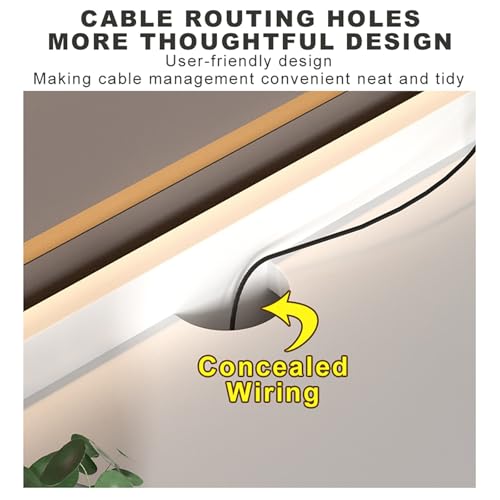 Organizador de cables de madera para ocultar cables y disipar calor 7
