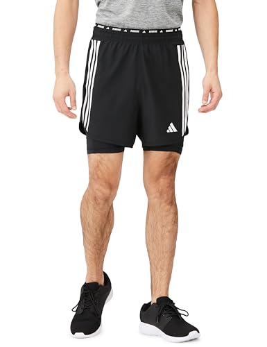 adidas(アディダス) ランニング ハーフパンツオウン ザ ラン 3ストライプス 2-in-1ショーツ IKM22メンズ