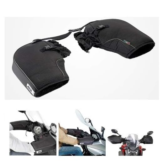 Honda Deauville 700 ABS 2006 – 2018 – givi tm418 Impermeable Universal para Moto y Scooter Sin paramanos Negro