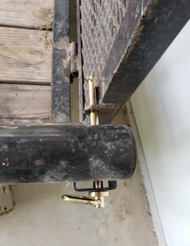 Miniatura 8 de 1 pasador de enganche con accesorios de cadena para tractores, 1 x 6-14 pulgadas