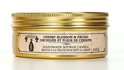 Hosley Cherry Blossom Floral Scent Survival Candle Metal Tin Filled Low Burn Ideal Gift For Everyday Use, Wedding, Special Events, Aromatherapy, Spa, Reiki, Meditation, Bathroom Setting P1 #TOP10