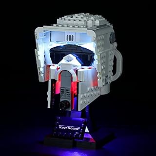 LIGHTAILING Led Light Compatibled With Lego 75305 Star Wars Scout Trooper Helmet Building Blocks Model - NOT Included The Model Set