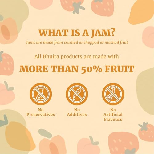 Image of Bhuira Red Plum Jam - 240g | All Natural No Added Preservatives, Artificial Colors | Handmade Himachal Vegan Spread | Breakfast Dessert Jam | Healthy Snack | Sweet Tart