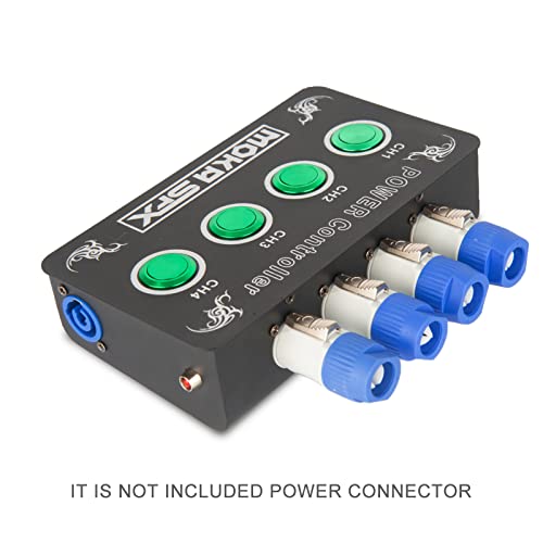Controlador de DJ portátil MOKA SFX con switch de 4 canales para eventos 5