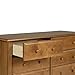 Davinci Jayden 6-Drawer Double Wide Dresser in Chestnut, Greenguard Gold Certified