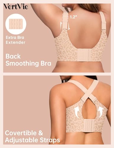 Image of Vertvie Jelly Bras for Women No Underwire Minimizer Support