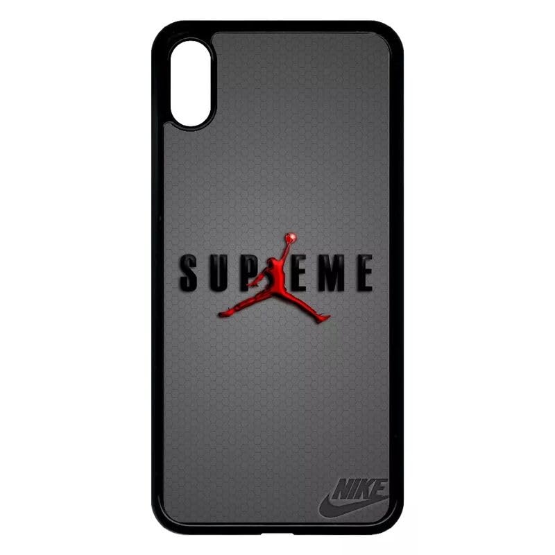 Générique Coque pour iPhone XS Max - Supreme air Jordans Jump - Noir
