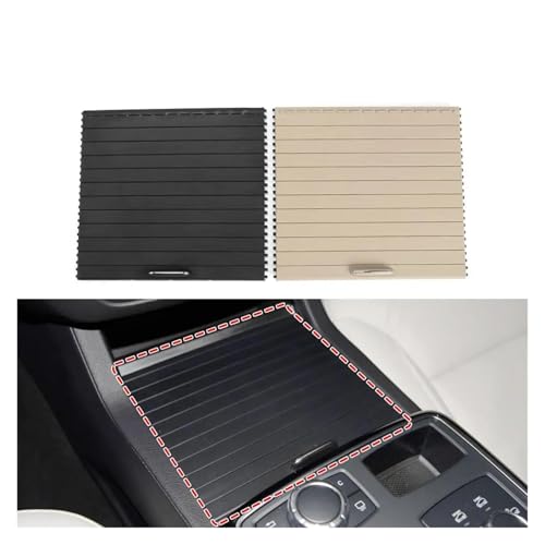 Boîte à gobelets centrale Mercedes GLE GLS W166 volet carbone - 2
