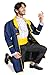 Baycon Mens Prince Charming Costume Uniform for Adult Pants+Coat+ Shirt+ Belt X-Large