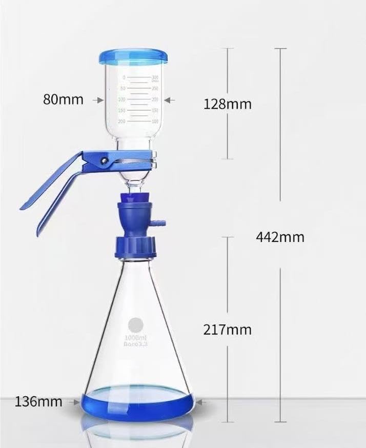 Unité de filtration de solvant de laboratoire, 1 000 ml