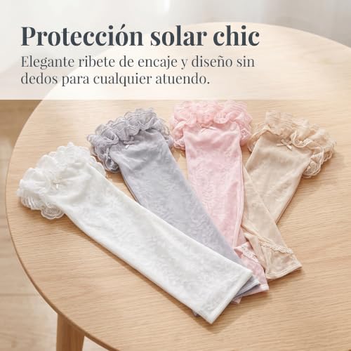 Manguitos con encaje SiaBiced para brazos de mujer 7