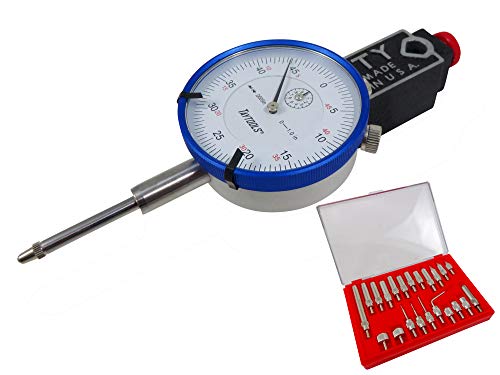 Mighty Mag Bundle Westhoff 400-1 Base with Taytools Dial Indicator with 1â€ Travel and 22 Piece Indicator Anvil Contact Point Set