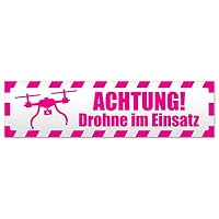 INDIGOS UG - 1x Magnetschild Angles Morts - 17 x 25 cm - Magnetfolie