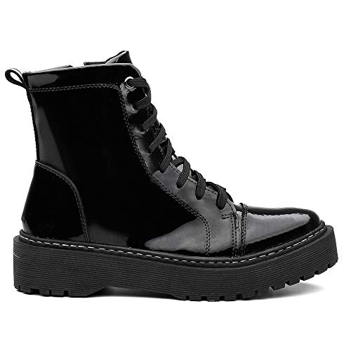 Bota Coturno Feminina Tratorada Vittal Tendência Blogueiras (38)