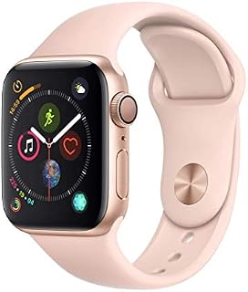 Apple Watch Series 4 44mm (GPS) - Space Grey Aluminium Case with Black Sport Band (Renewed)