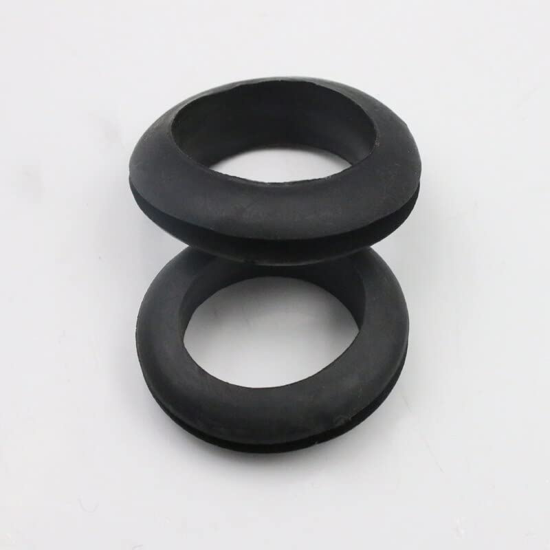 1000pcs Rubber Grommets Gasket 3mm/4mm/5mm/6mm/8mm/10mm/12mm ，Double Sided Coil Wire Protective Coil Seal Ring Cable Ring O-Ring (18mm)