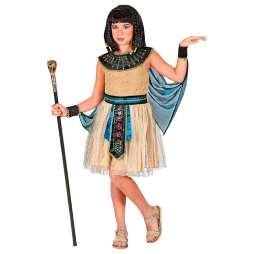 W WIDMANN MILANO Party Fashion - Costume enfant reine égyptienne, robe, Cléopâtre, pharaon, Anubis, souveraine, déesse