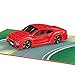 papercrush&reg; Pop-Up Karte Sportwagen - 3D Geburtstagskarte mit Auto f&uuml;r Mann, Freund & Kinder, Geldgeschenk oder Gutschein zum F&uuml;hrerschein, Gl&uuml;ckwunschkarte zum 18. Geburtstag f&uuml;r Jungen