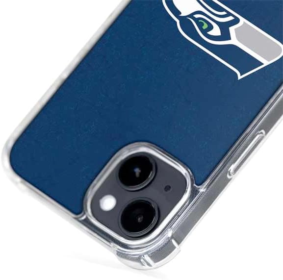 Skinit Phone Case Compatible with MagSafe iPhone 13 - Officially Licensed NFL Seattle Seahawks Distressed Design