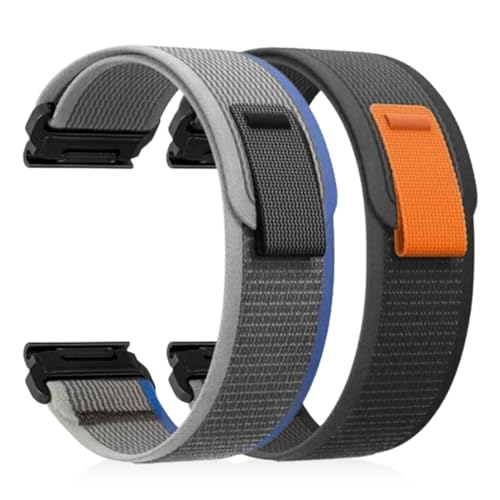 [YOCAHU] Quick Fit 26 mm �o���h �����p for GARMIN(�K�[�~��) Tactix 7 Pro Fenix 7 x 5 x+6 x Pro Watch�CSport Loop/Alpine Loop 26 mm�i�C�������X�g�o��