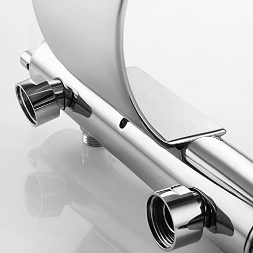 Mitigeur bain douche cascade JCAKES double commande et jet mural - 8