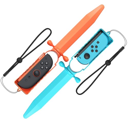 FYOUNG Game Sword for Nintendo Switch Sports Swordplay Game & for Legend of Zelda with Wrist Straps Compatible with Switch 2/1/OLED by FYOUNG - Used condition - US$16.62