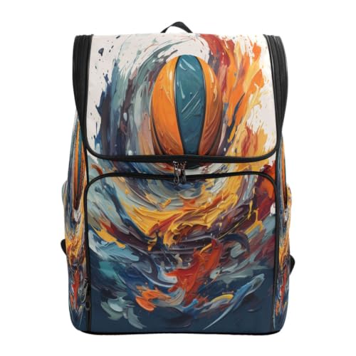 Sac à dos basket-ball aquarelle, le cadeau de rentrée parfait