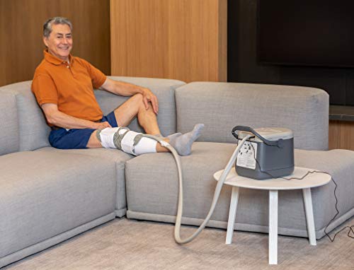 Ossur Cold Rush Compact Therapy Machine System With Knee Pad- Ergonomic, Adjustable Wrap Pad Included- Quiet, Lightweight And Strong Cryotherapy Freeze Kit Pump #TOP5