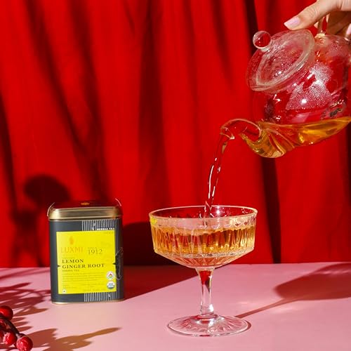 Image of Luxmi Estates Tea Bundle - Vanilla Spice Chai, Lemon Ginger Root & Purely Peppermint | New Years Gift Box I Christmas Gift Hamper | Stress Relief, Bedtime & Detox Tea Collection - Organic Loose Tea | Pack Of 3 | Certified USDA Organic Tea