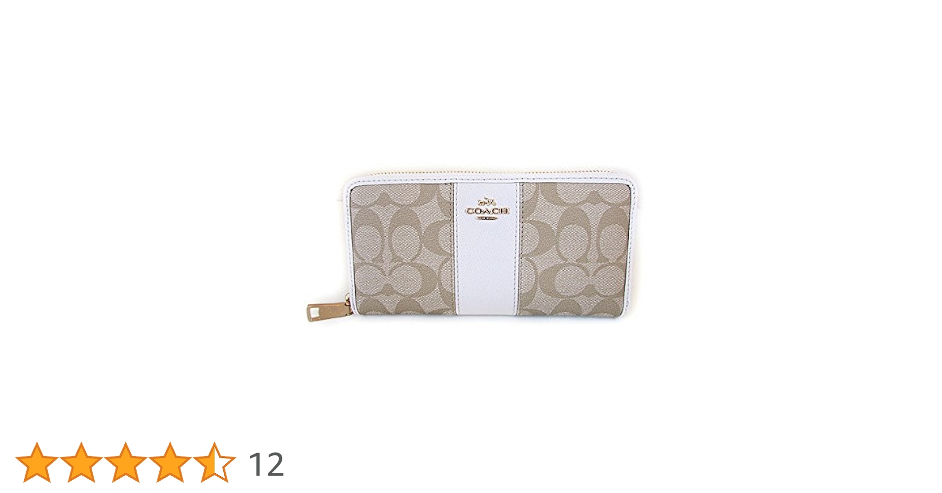 m*！様 COACH コーチ　　　　F52859 ホワイト長財布 Amazon.co.jp: [コーチ] COACH コーチ財布 シグネチャー