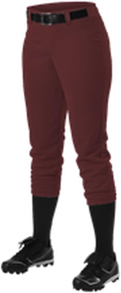 Alleson Womens Fastpitch Pant Maroon M 605PBW 605PBW-MA-M