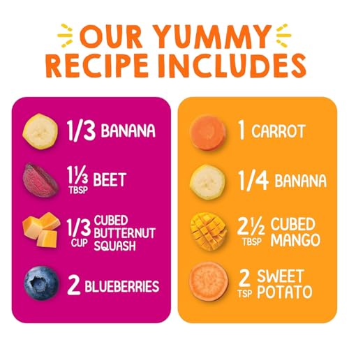 Happy Baby Organics Stage 2 Baby Food Pouches, Gluten Free, Vegan & Healthy Snack, Clearly Crafted Fruit & Veggie Puree, Fruit & Veggie Variety Pack, 4 Ounces (Pack of 10) - Image 3