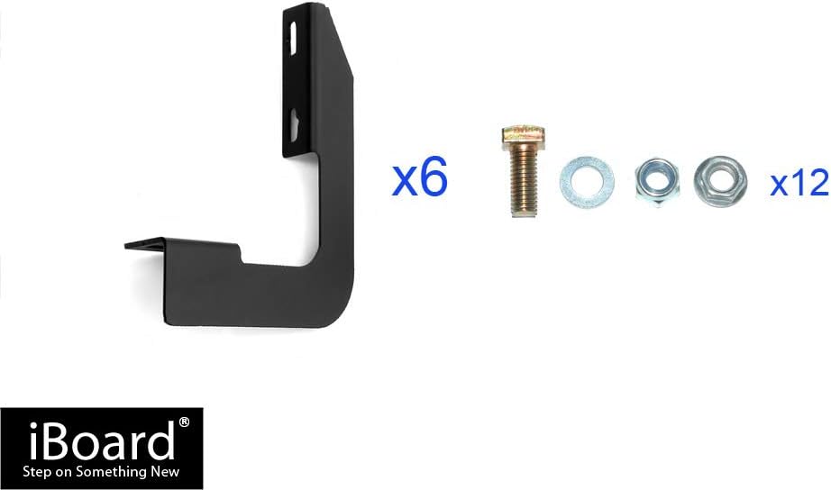 Eboard Running Board 6" Black Compatible with 2005-2012 Pathfinder Sport Utility 4-Door (Nerf Bar | Side Steps | Side Bars)