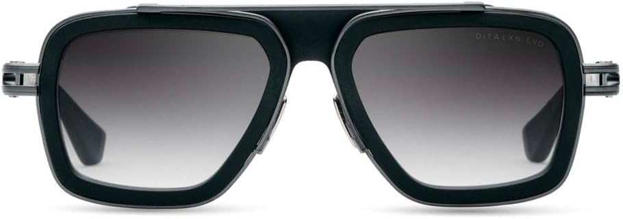 Dita LXN-EVO DT DTS403 A-05 Matte Black/Black Iron Metal Navigator Sunglasses Grey Gradient Lens