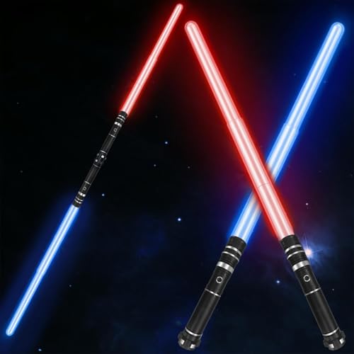 2 Pack Dark Saber Light a Saber for Kids Light up Sword for Kids LED Light A Saber Lightsavers Inquisitor Light Up Swords Sable de Luz Sound Retractable Attachable