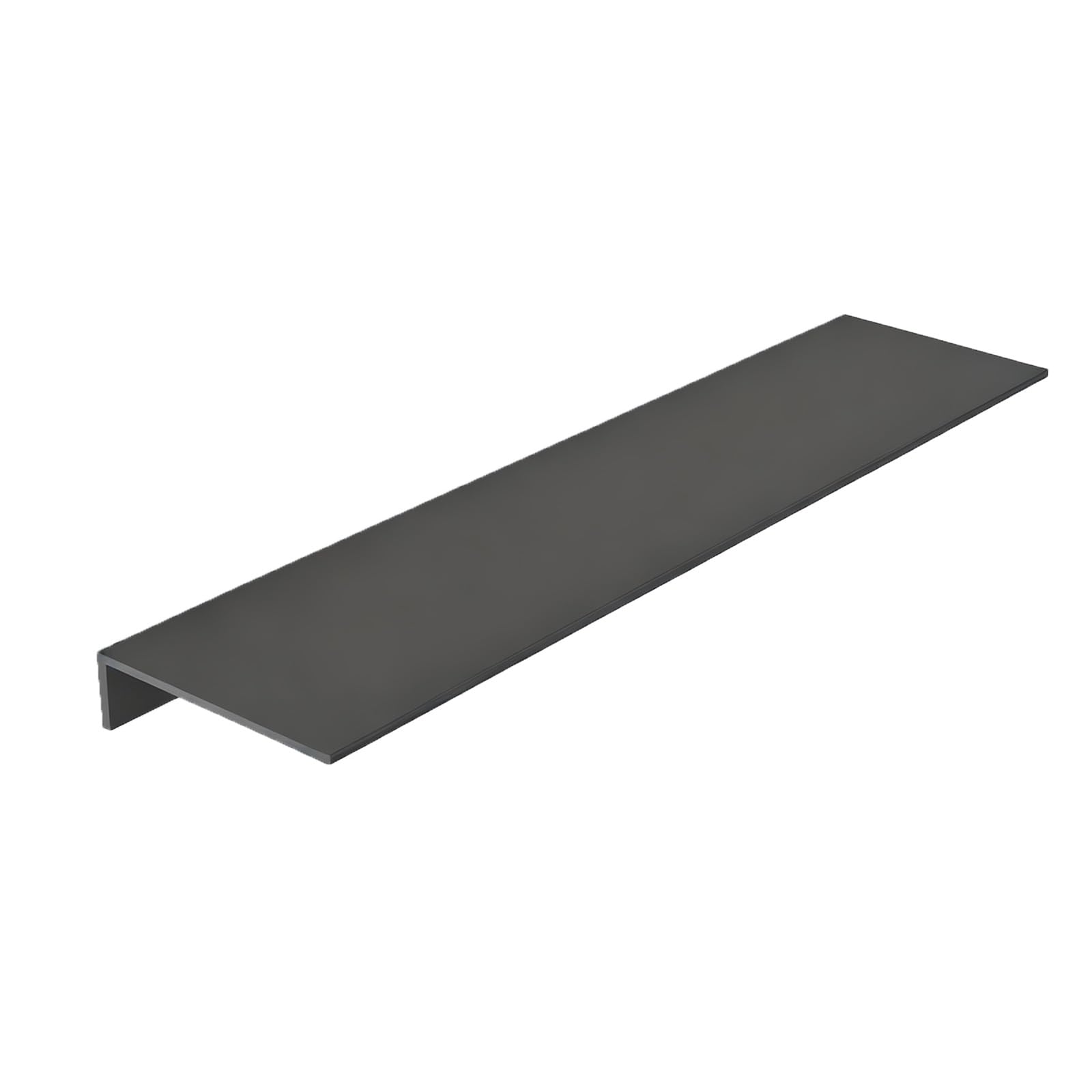 Czarna ścienna półka grzejnikowa, nierdzewny aluminiowy stojak do przechowywania, 70 x 12,5 cm, oszczędzający miejsce organizer na kaktusy do domu i biura, łatwy montaż, nie wymaga wiercenia