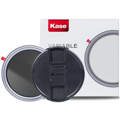 Kase Filtre pour Objectif Reflex Numérique 2-en-1 ND Variable 1,5-8 Valeurs d'ouverture + CPL de 82 mm, filtre à densité neutre variable réglable de ND3 à ND236 et filtre polarisant circulaire à effet