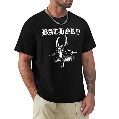 Photo de Bathory Heavy Metal Bathory Bathory Bathory Bathory Bathory Bathory Bathory T-Shirt T-Shirt Man Clothes Plain White t Shirts Men